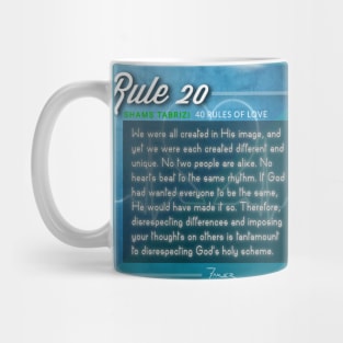 40 RULES OF LOVE - 20 Mug